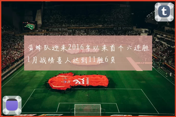 黄蜂队迎来2016年以来首个六连胜1月战绩喜人达到11胜6负